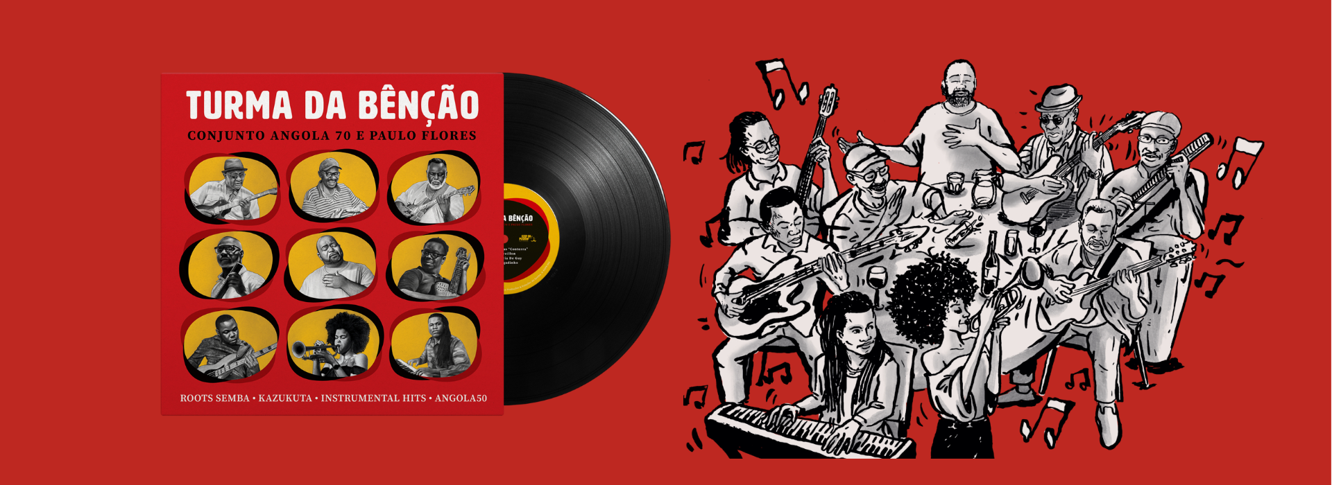 Apresentação ao Vivo do Álbum Turma da Bênção Conjunto Angola 70 & Paulo Flores banner